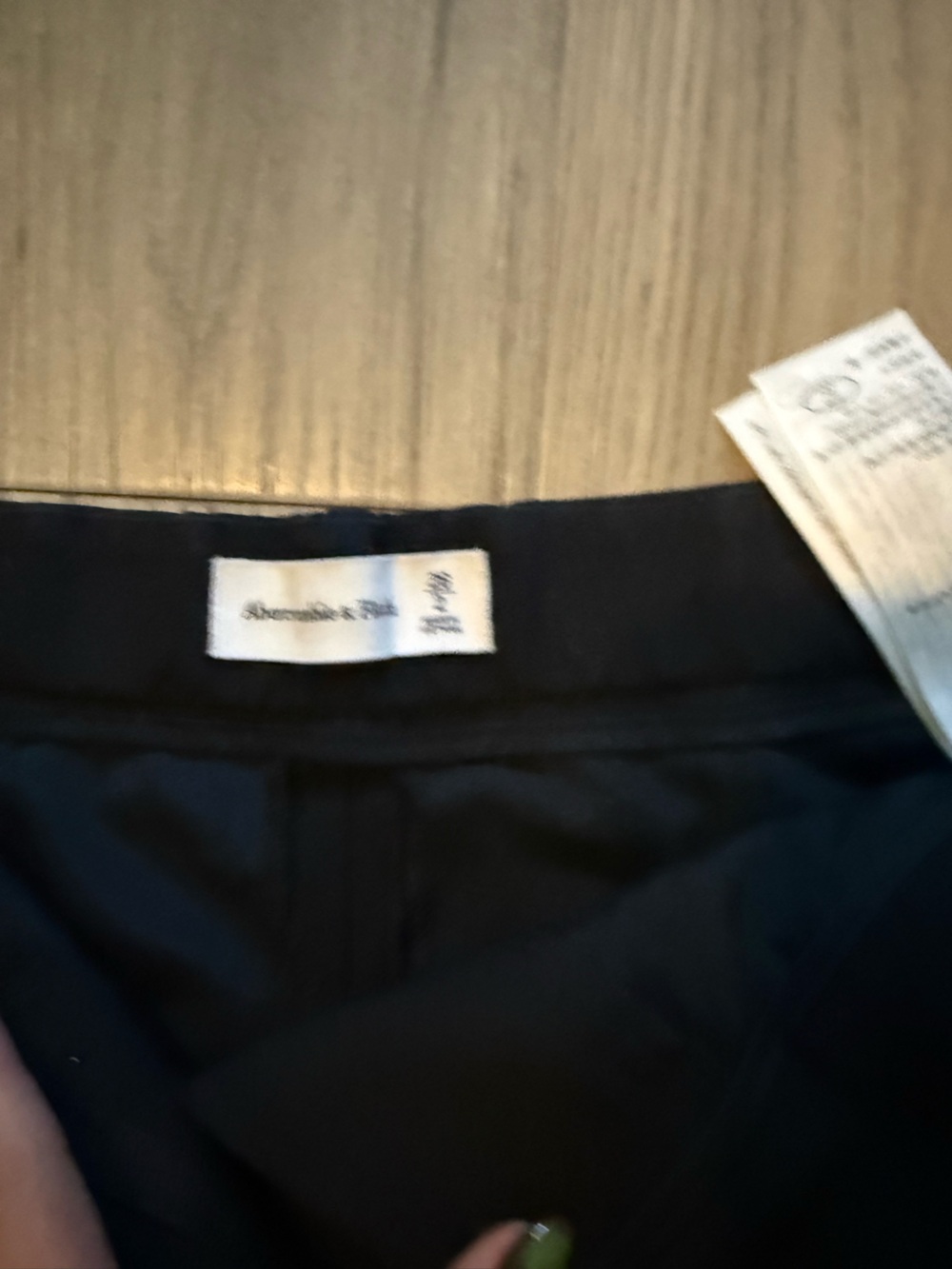 Abercrombie & Fitch Black Wide Leg Pants - Picture 3 of 5